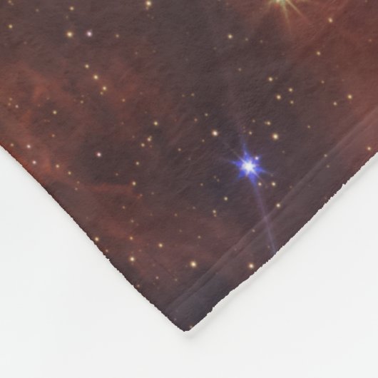Cosmic Cliffs Carina Nebula Space Webb Telescope Fleece Deken (Hoek)