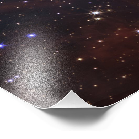 Cosmic Cliffs Carina Nebula Space Webb Telescope Foto Afdruk (Hoek)