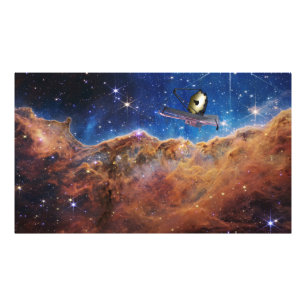 Cosmic Cliffs Carina Nebula Space Webb Telescope Foto Afdruk