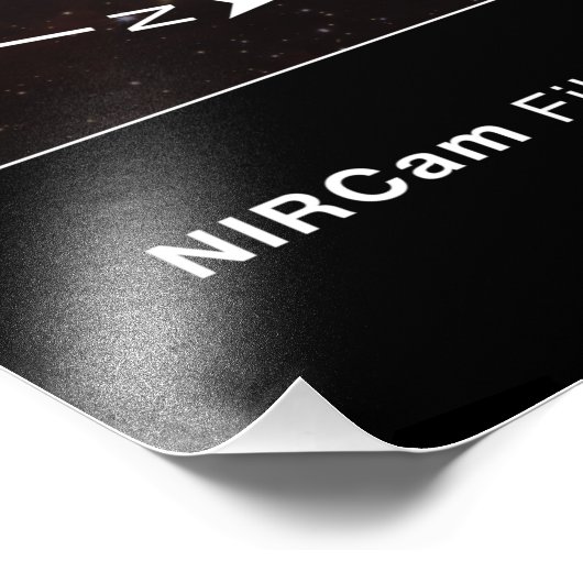 Cosmic Cliffs Carina Nebula Space Webb Telescope Foto Afdruk (Hoek)