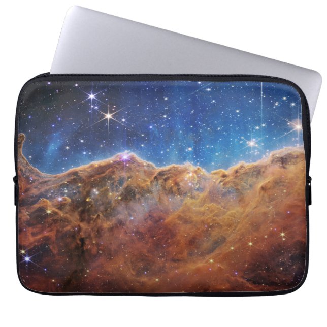 Cosmic Cliffs Carina Nebula Space Webb Telescope Laptop Sleeve (Voorkant)