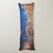 Cosmic Cliffs Carina Nebula Space Webb Telescope Lichaamskussen (Achterkant (Verticaal))