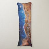 Cosmic Cliffs Carina Nebula Space Webb Telescope Lichaamskussen (Voorkant Verticaal)