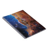 Cosmic Cliffs Carina Nebula Space Webb Telescope Notitieboek (Rechterzijde)