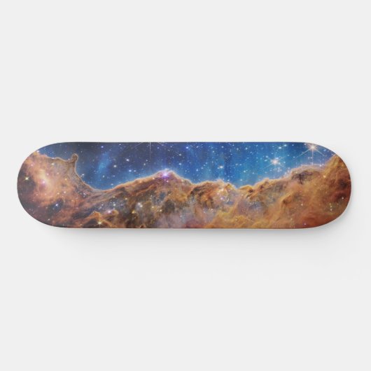 Cosmic Cliffs Carina Nebula Space Webb Telescope Persoonlijk Skateboard (Horizontaal)