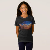 Cosmic Cliffs Carina Nebula Space Webb Telescope T-shirt (Voorkant volledig)