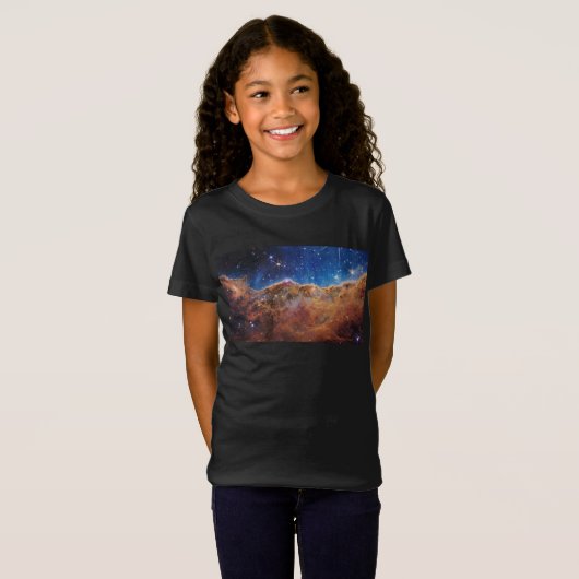 Cosmic Cliffs Carina Nebula Space Webb Telescope T-shirt (Voorkant volledig)