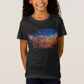 Cosmic Cliffs Carina Nebula Space Webb Telescope T-shirt (Voorkant)