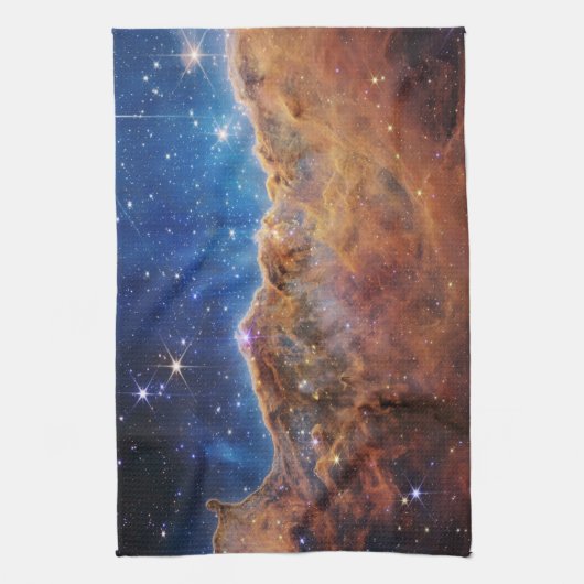 Cosmic Cliffs Carina Nebula Space Webb Telescope Theedoek (Verticaal)