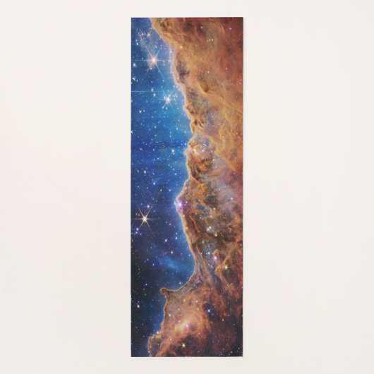 Cosmic Cliffs Carina Nebula Space Webb Telescope Yogamat (Achterkant)