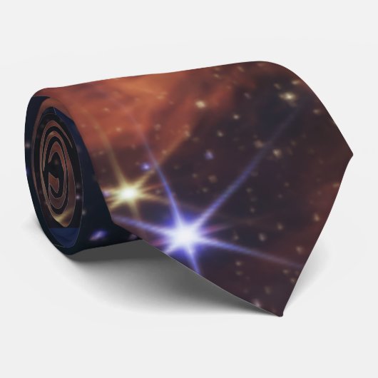 Cosmic Cliffs, Carina Nebula, Webb Telescope Stropdas (Opgerold)