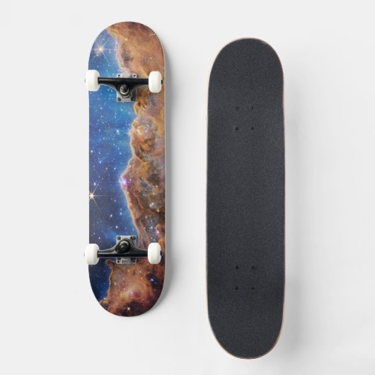 Cosmic Cliffs in Carina Nebula Space NASA Webb Persoonlijk Skateboard (Voorkant)