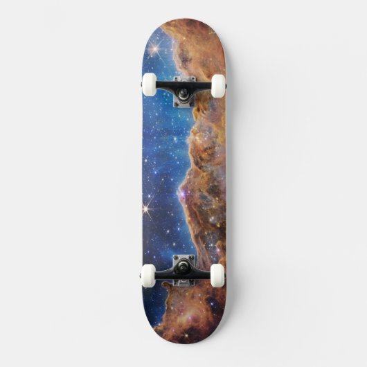 Cosmic Cliffs in Carina Nebula Space NASA Webb Persoonlijk Skateboard (Voorkant)