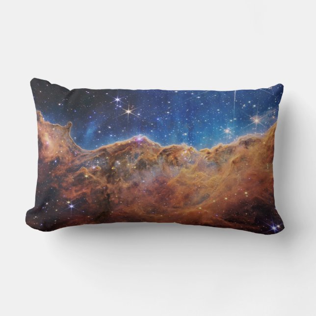 Cosmic Cliffs in de Carina Nebula Kussen (Voorkant)