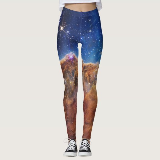 Cosmic Cliffs in de Carina Nebula Leggings (Voorkant)