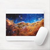 Cosmic Cliffs in de Carina Nebula Muismat (Met muis)