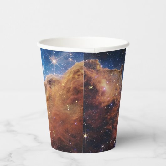 Cosmic Cliffs in de Carina Nebula Papieren Bekers (Rechts)