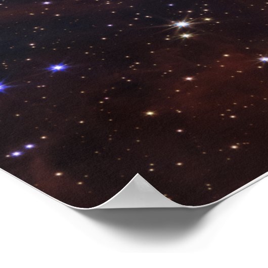 "Cosmic Cliffs" in de Carina Nebula Poster (Hoek)