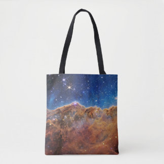 Cosmic Cliffs in de Carina Nebula Tote Bag