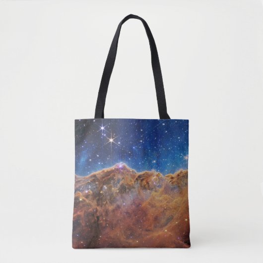 Cosmic Cliffs in de Carina Nebula Tote Bag (Voorkant)