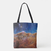 Cosmic Cliffs in de Carina Nebula Tote Bag (Achterkant)