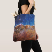 Cosmic Cliffs in de Carina Nebula Tote Bag (Dichtbij)