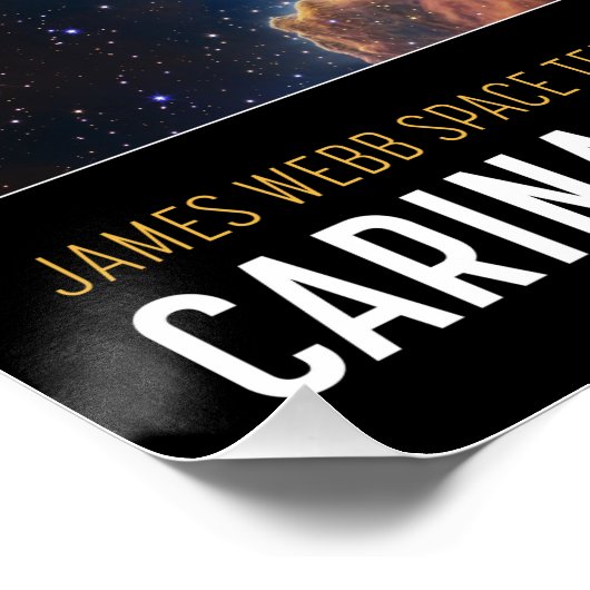 Cosmic Cliffs James Webb NASA Space Educational Perfect Poster (Hoek)