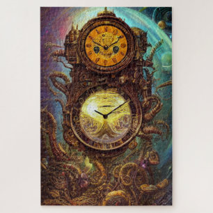 Cosmic Clock Jigzaag Puzzle Legpuzzel