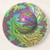 Cosmic Cloudstorm zandsteen onderzetter (Voorkant)