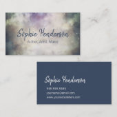  Cosmic Cloudy Auteur Artiest Maker Visitekaartje (Voorkant / Achterkant)