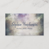  Cosmic Cloudy Auteur Artiest Maker Visitekaartje (Voorkant)