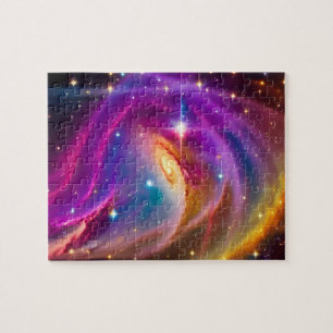 Cosmic Colors Galactic Paarse Dance Universe Party Legpuzzel