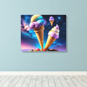 Cosmic Cones Canvas Afdruk (Insitu (Houten vloer))