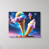 Cosmic Cones Canvas Afdruk (Voorkant)