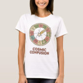 Cosmic Confusion – Zodiac Chaos Design T-shirt (Voorkant)