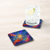 🪐 Cosmic Connection Coaster Bier Onderzetter (Rechterzijde)