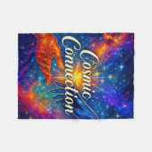 🪐 Cosmic Connection Fleece Blanket 30x40 (Voorkant (Horizontaal))