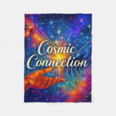 🪐 Cosmic Connection Fleece Blanket 30x40 (Voorkant)