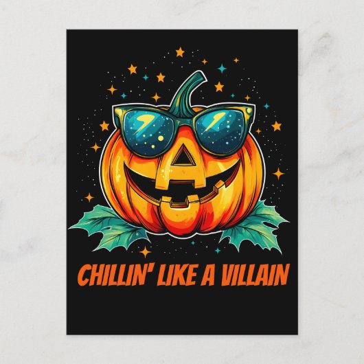 Cosmic Cool Jack-O-Space Aankondigingskaart (Voorkant)