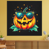 Cosmic Cool Jack-O-Space Canvas Afdruk (Insitu (Woonkamer))