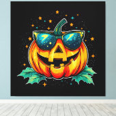 Cosmic Cool Jack-O-Space Canvas Afdruk (Insitu (Houten vloer))