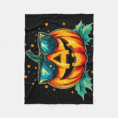 Cosmic Cool Jack-O-Space Fleece Deken (Voorkant)