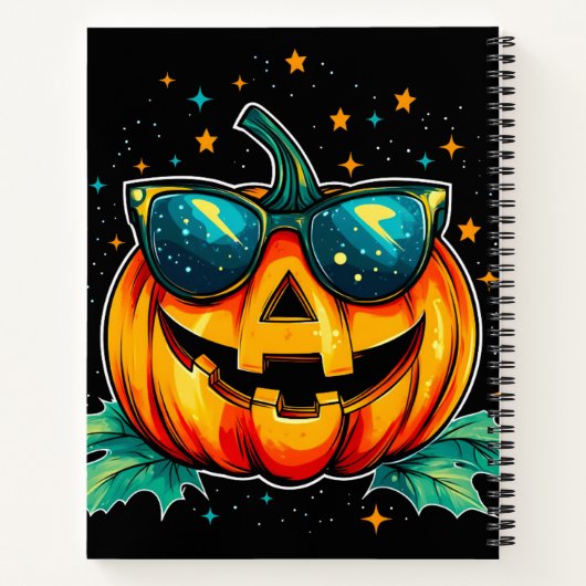 Cosmic Cool Jack-O-Space Notitieboek (Achterkant)