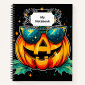 Cosmic Cool Jack-O-Space Notitieboek (Voorkant)