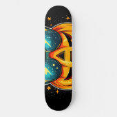 Cosmic Cool Jack-O-Space Persoonlijk Skateboard (Voorkant)