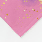 Cosmic Cotton Snoep Galaxy Fleece Deken (Hoek)