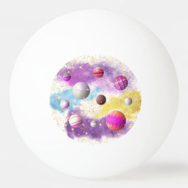 Cosmic Cotton Snoep Galaxy Pingpongbal
