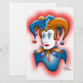 Cosmic Court Jester Briefpapier (Voorkant / Achterkant)