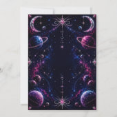 Cosmic Couture 21e verpartij Kaart (Achterkant)