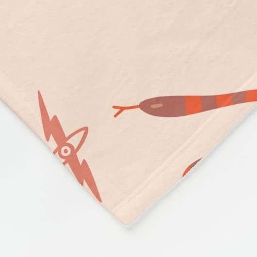 Cosmic Cowgirl Patterned Blanket Fleece Deken (Hoek)